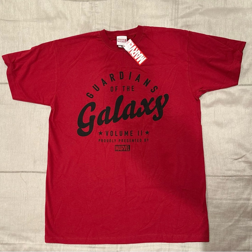 Marvel Red Guardians of the Galaxy Tee Brand New 100% Cotton Size M